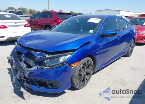 2021 Honda Civic Sport из США, поврежденный, VIN 2HGFC2F89MH545224